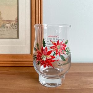 *FREE IN A BUNDLE* Vintage Flower of December Glass